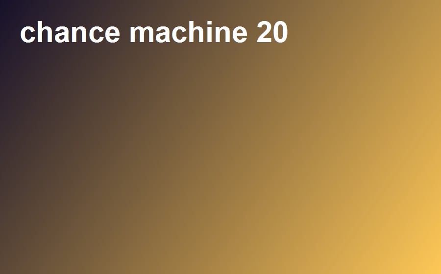 Игровой аппарат Chance Machine 20 от Endorphina